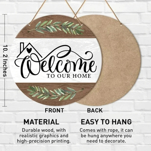 COPY - Welcome To Our Home Door Hangers (2) - Picture 3 of 3